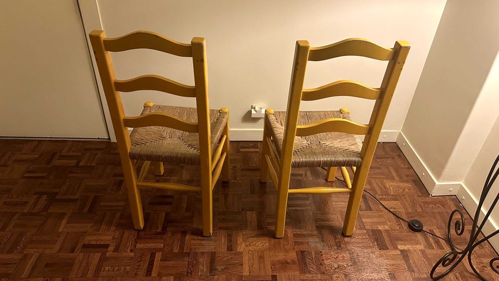 Conjunto Mesa & 2 Cadeiras – Estilo Tradicional Alentejano / Vintage