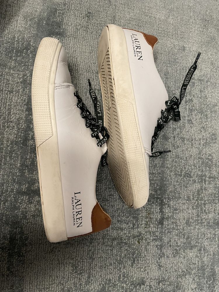 Buty sneakersy białe ralph lauren 36 modne