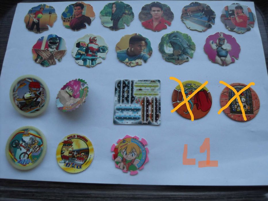 Tazos Antigos  Diversas Coleções