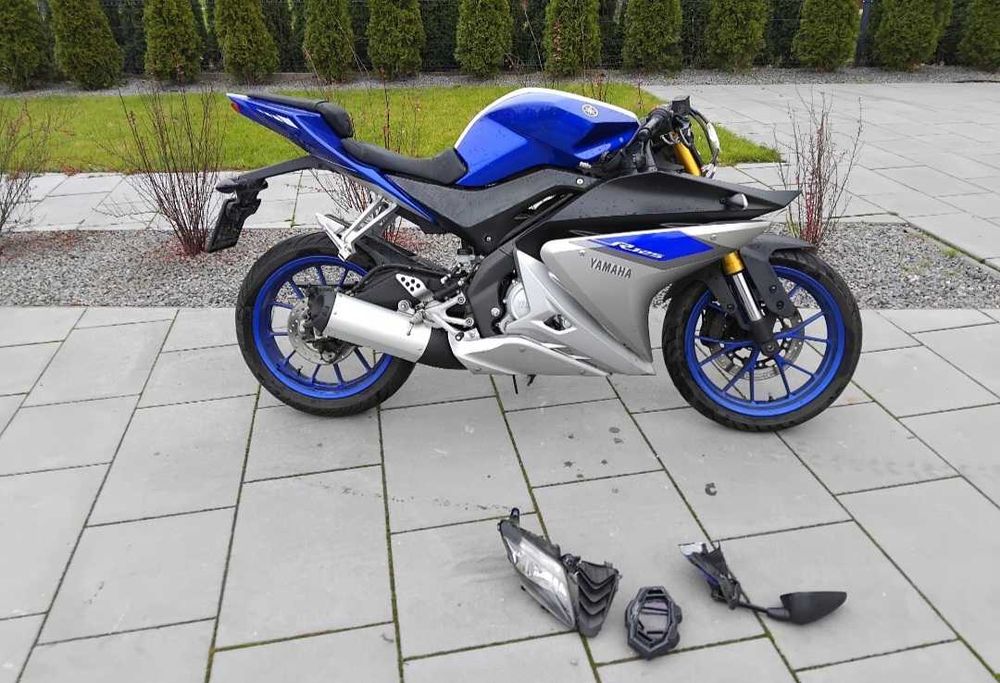 Yamaha YZF R 125 ,ABS,2020rok,17600km wydech Gianelli, zarejestrowany.