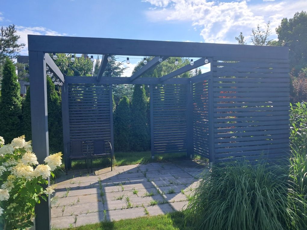 Pergola drewniana 370x370x245