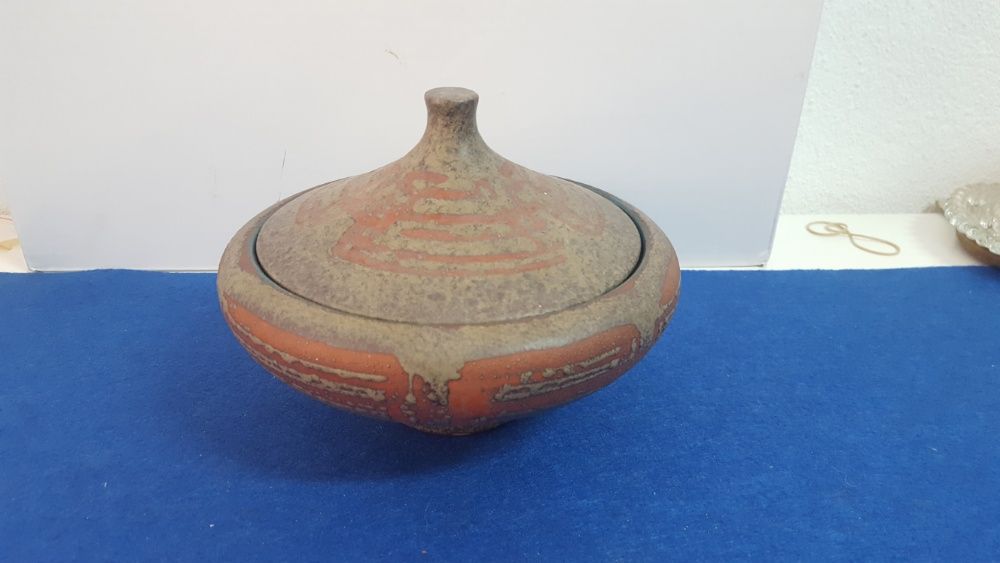 Taça modernista vintage de ceramica . Alemanha anos 60