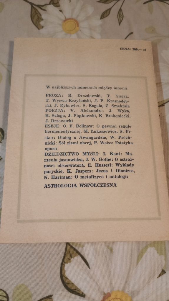 11-12/1986 Pismo literacko-artystyczne.