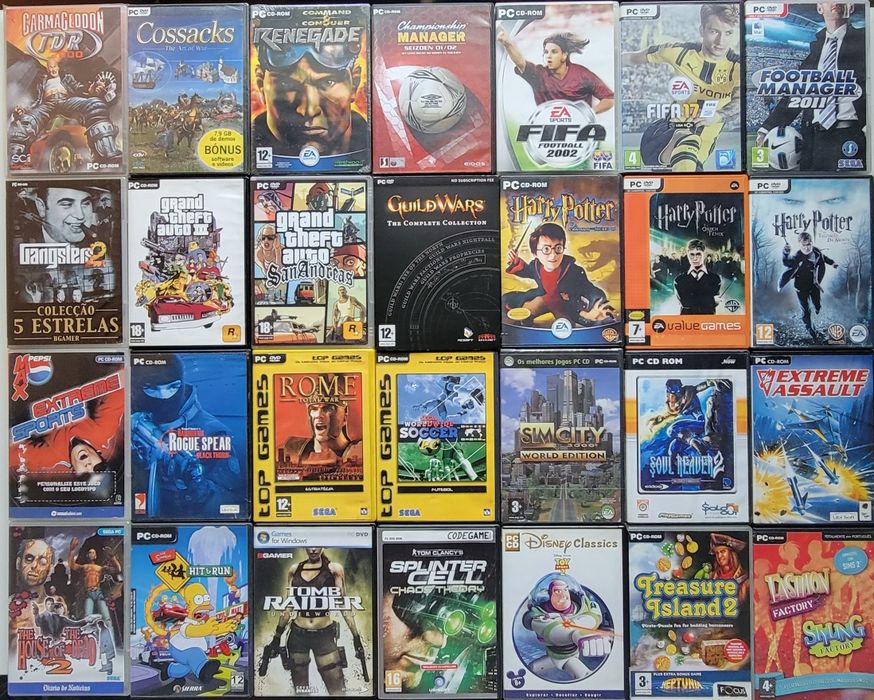 Jogos PC (usados e novos, selados) - DESDE 1€