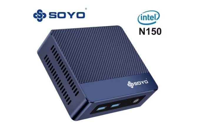 Міні ПК Soyo M4 Plus / Intel N150 / DDR4 16 Gb / SSD 512 Gb / Wi-Fi 5