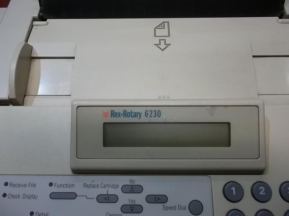 Fax Rex Rotary 6230 com avaria