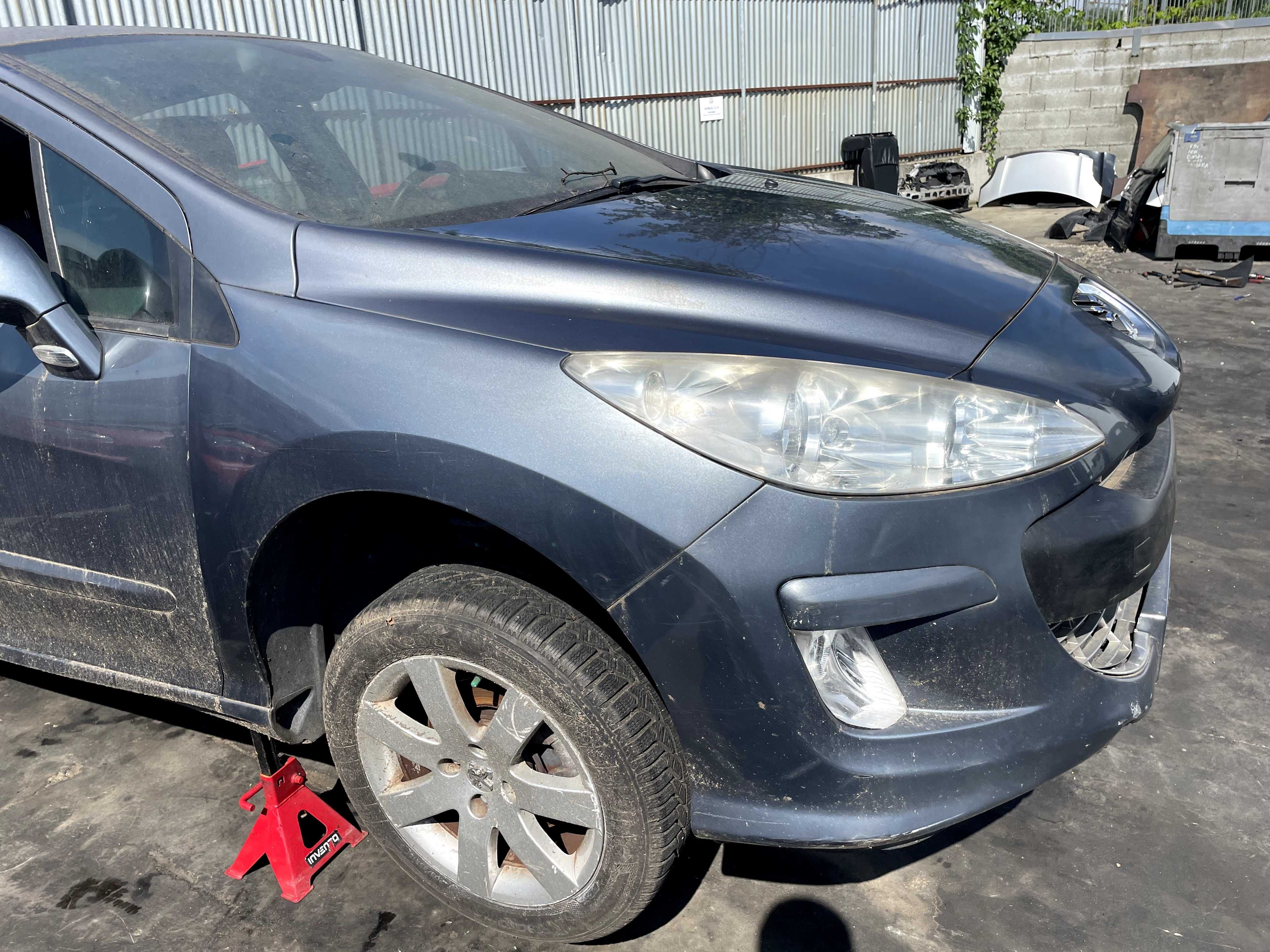 Peugeot 308 KTH KPL przód maska zderzak błotniki lampy eur chłodnice