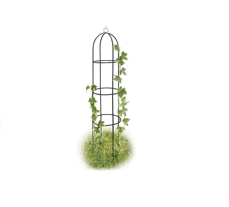 опора арка Металевий обеліск Relaxdays, решітка для рослин, 190 см