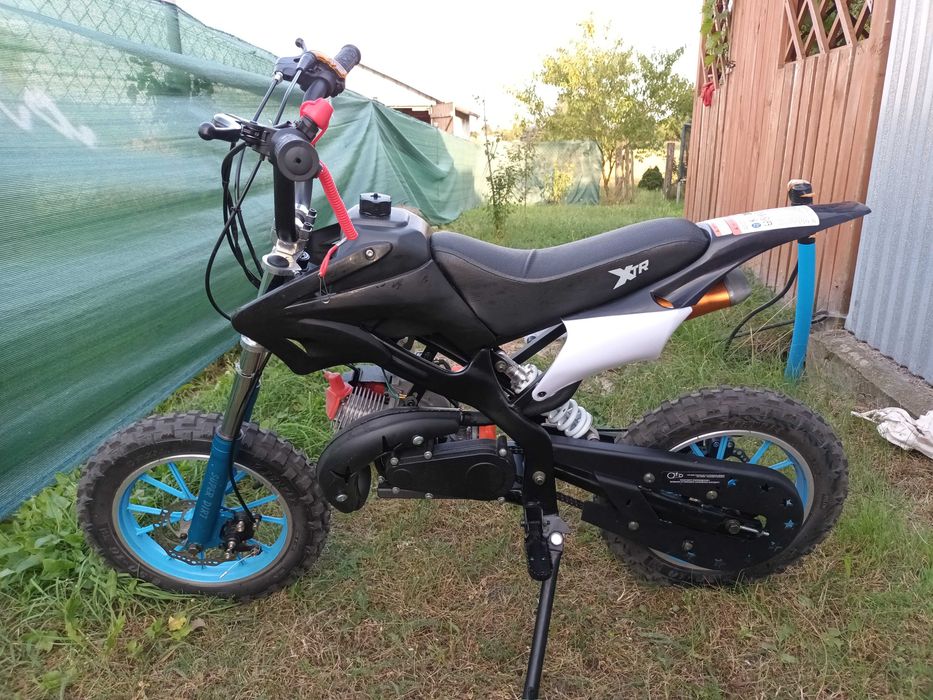 Nowy MINI CROSS MOTOR Spalinowy 50cc  XTR 701 + Kask Aviator