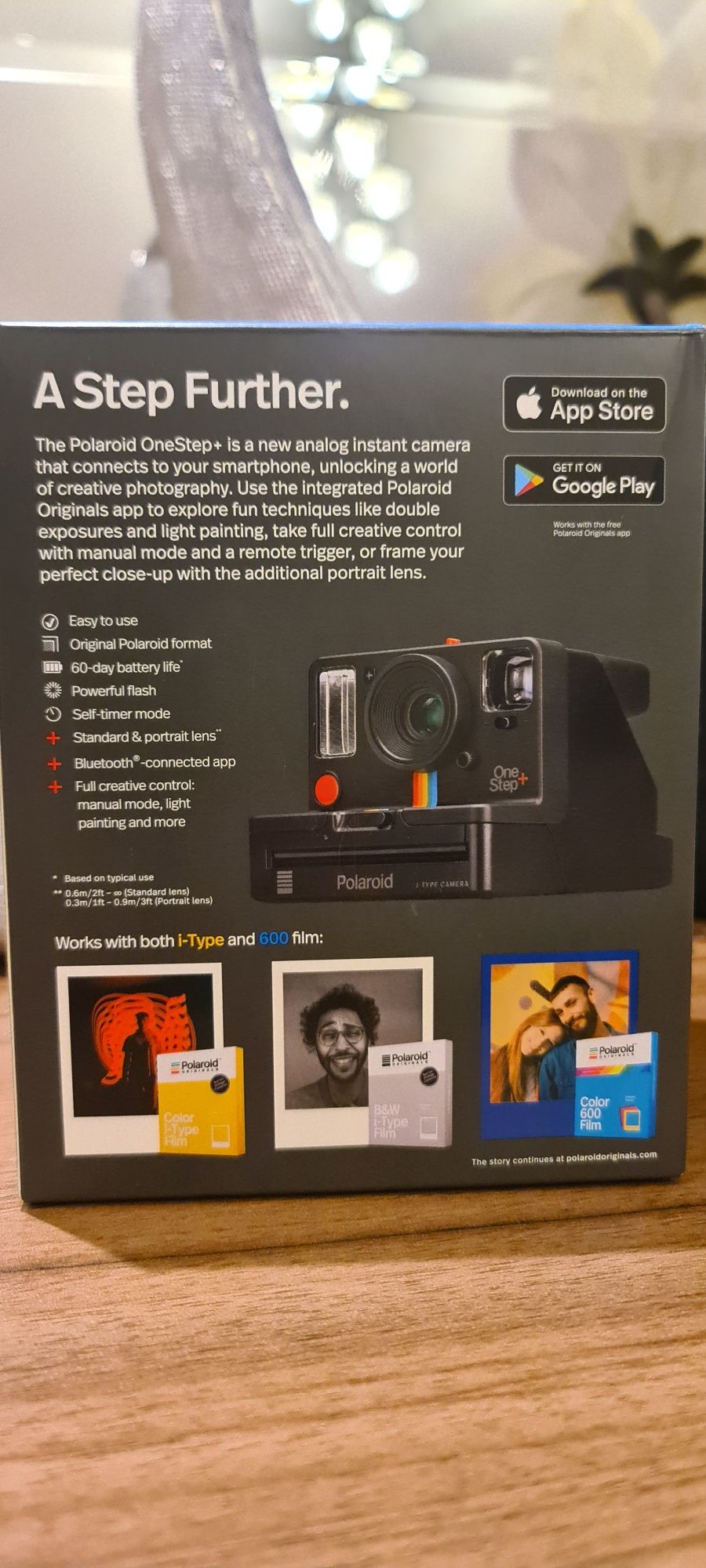 Maquina fotográfica Analógica com Bluetooth  Polaroid ONSTEP+