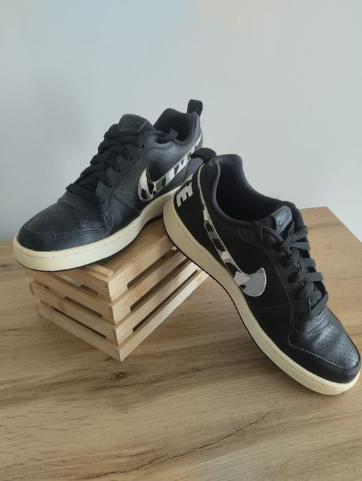 Nike Court Borough Low GS Preto EU 38.5