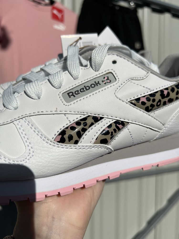 Reebok Classic Leather leopard кросівки шкіра