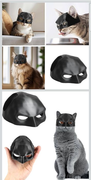 Maska Batmana dla kota. Najlepsza jakość