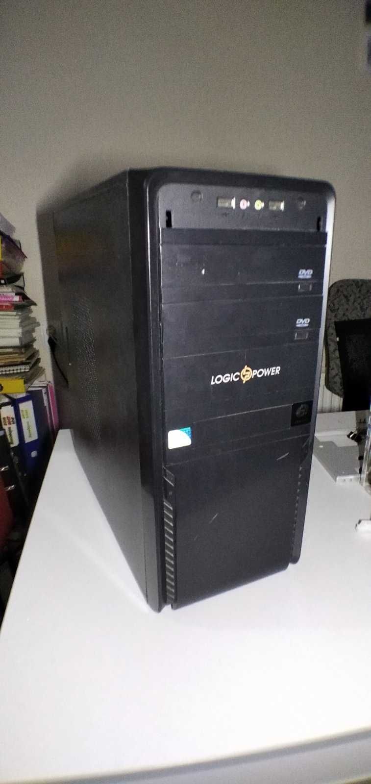 Компьютер  2ядра, 4гб ддр2, hdd 160гб, 400в бп