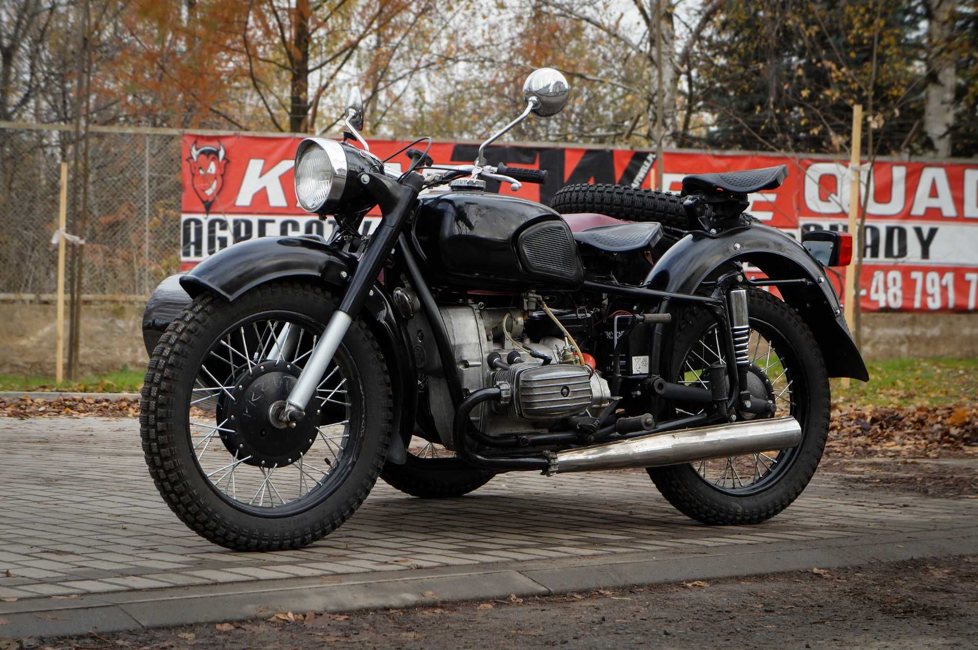 Motocykl DNIEPR Kosz MT9 Ural k750 Odrestaurowany ZAREJESTROWANY WSTE.