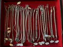 Pulseiras em prata de lei 92.5 indianas e tailandesas.