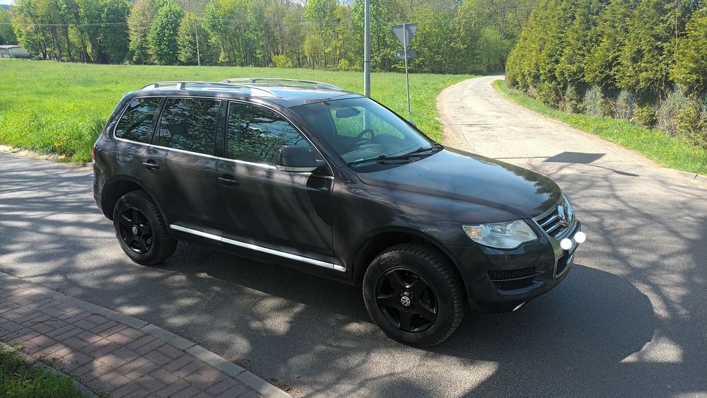 Zamiana-Touareg-Lift 2007r-4x4-Nawi-Skóra-Pnełmatyka-Bixenon-StartStop