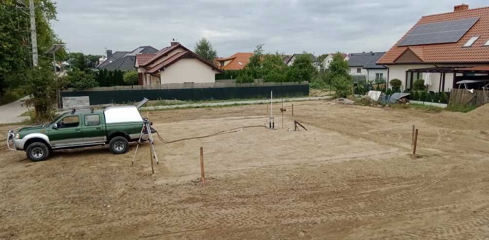 Odbiór zagęszczenia, płyta dynamiczna, badania gruntu - GEOLOG, SENDOM