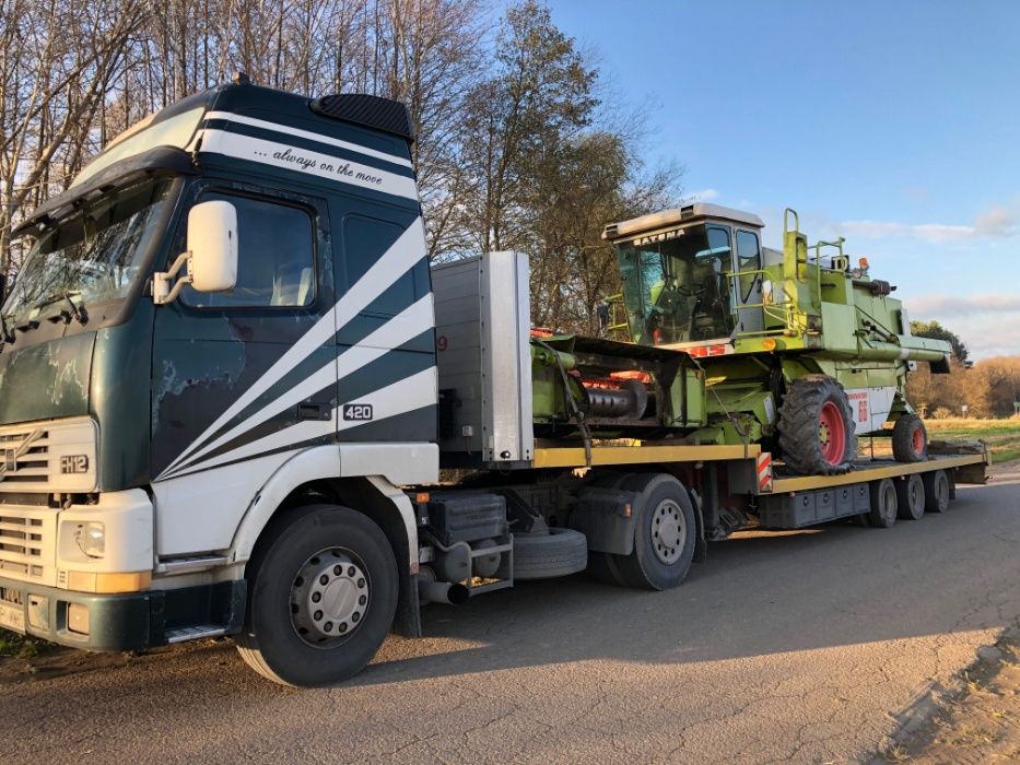 Transport niskopodwoziowy, niskopodwozie maszyn budowlanych rolniczych