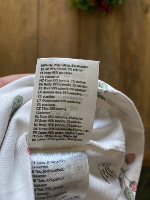 Nowe bawełniane legginsy niemowlęce Lindex 56cm