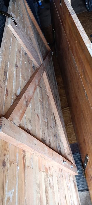 Drzwi zewnętrzne budowlane, na budowę, tymczasowe