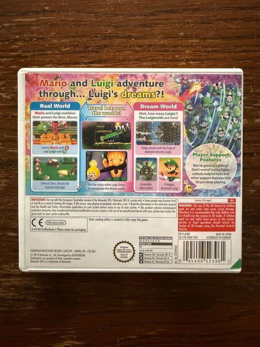 Jogo Nintendo 3DS - Mario & Luigi Dream Team Bros