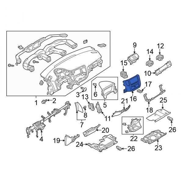 Рамка магнитолы 2din Mitsubishi Outlander 3 2019+ (8002C894) оригинал