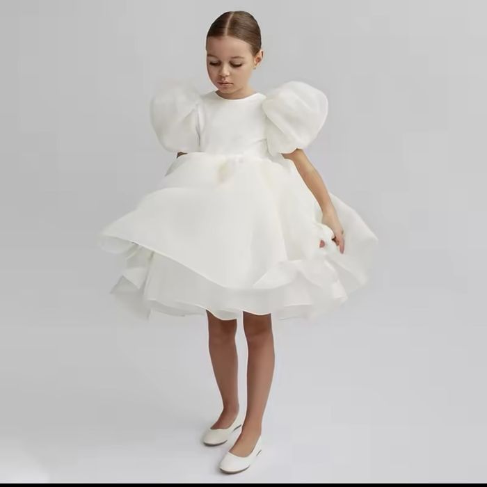 Комплект+подарунок святкова сукня + спідниця  для дівчинки 140 пишна