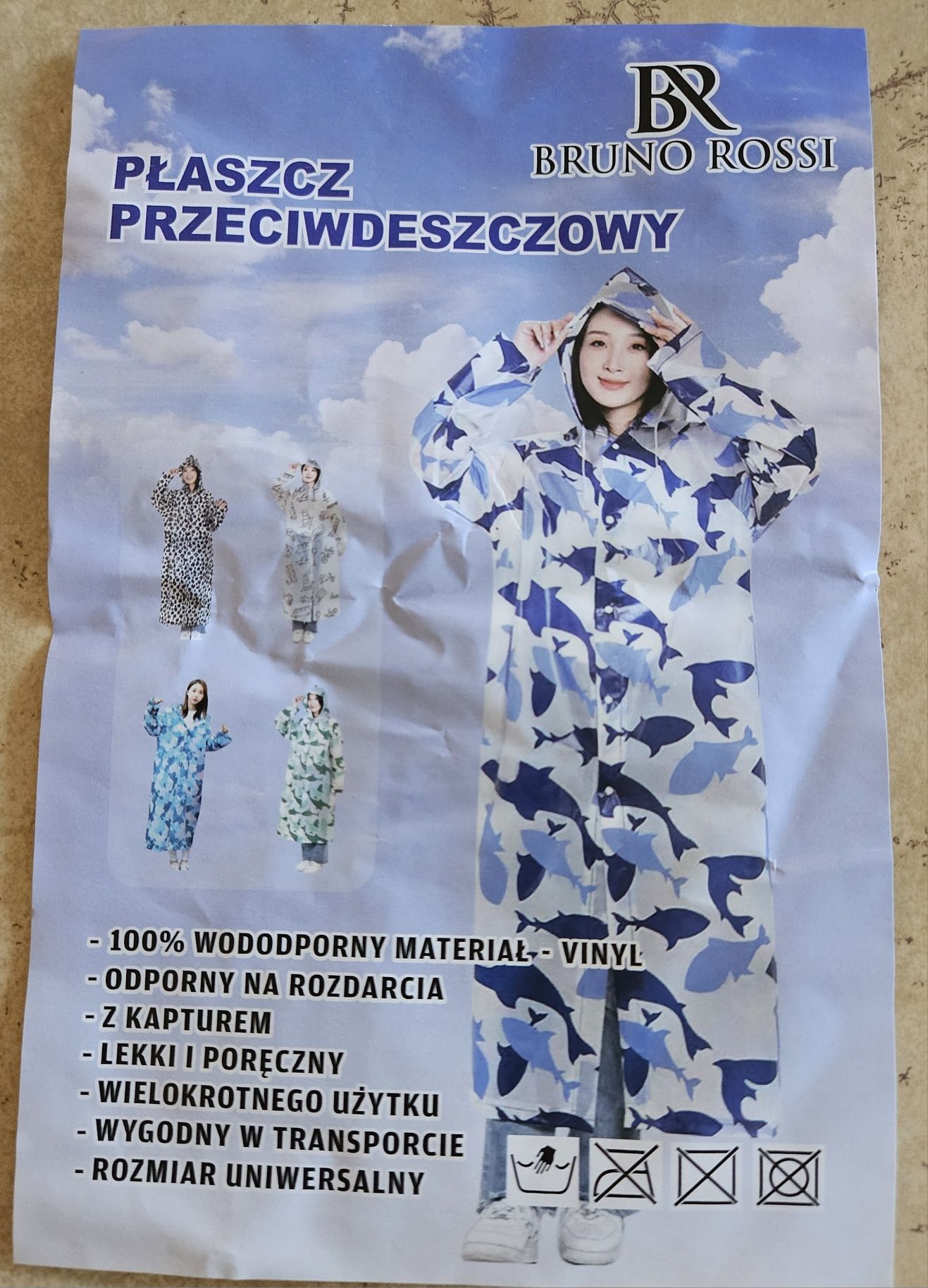 Płaszcz przeciwdeszczowy.