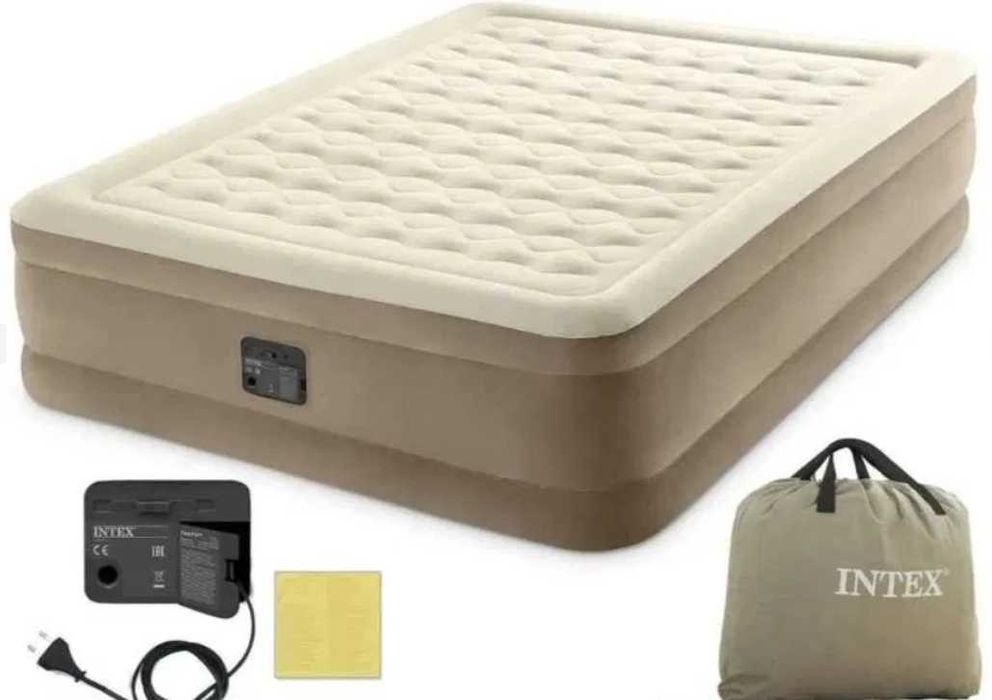 Кровать двуспальная надувная, Диван, Матрас, Ліжко, Авто-подкачка !