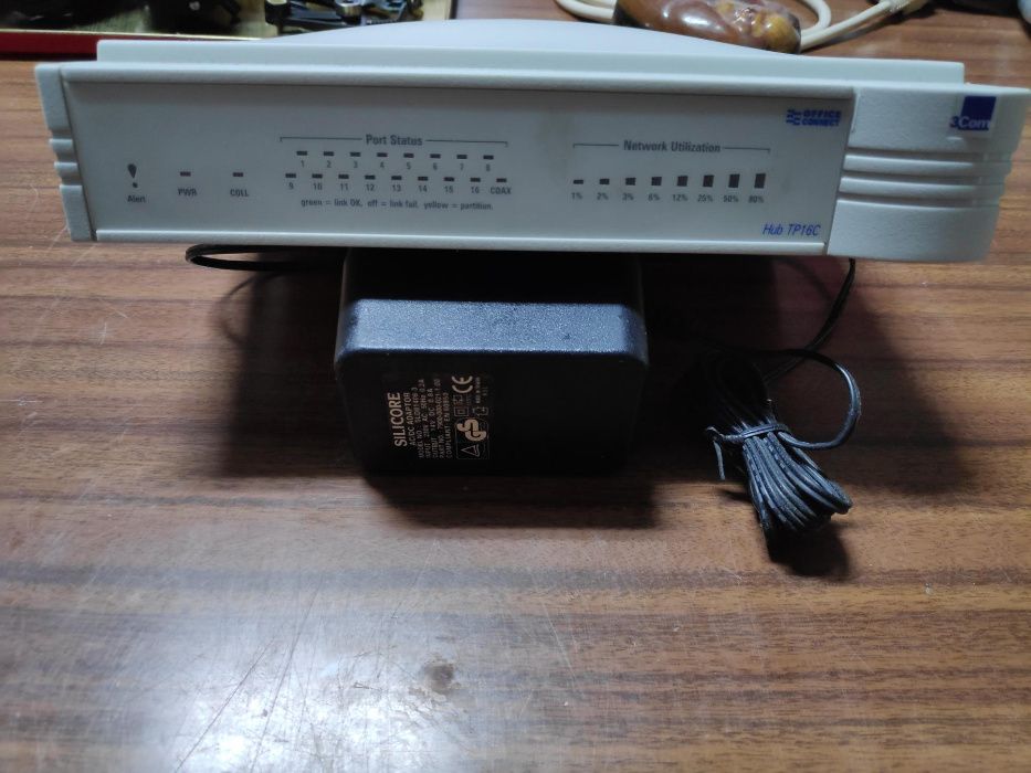 Hub 3Com TP16C Office Connect 16 portas
