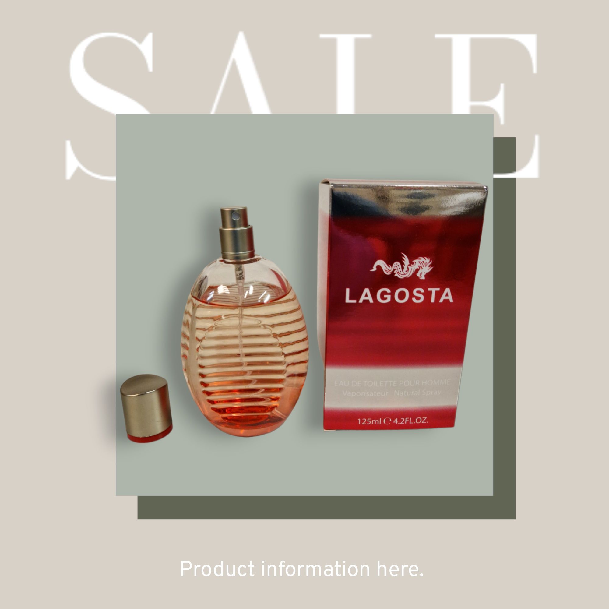 Perfumy 125ml Lagosta red style in play