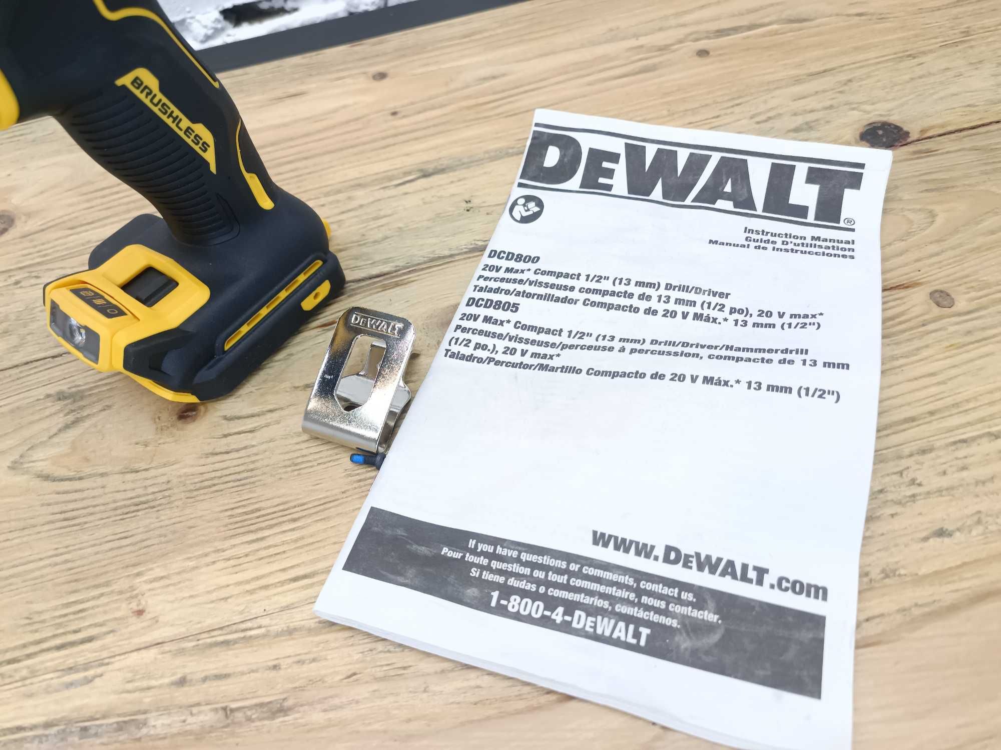Шуруповерт Dewalt 20v DCD800 MADE IN MEXICO Оригінал