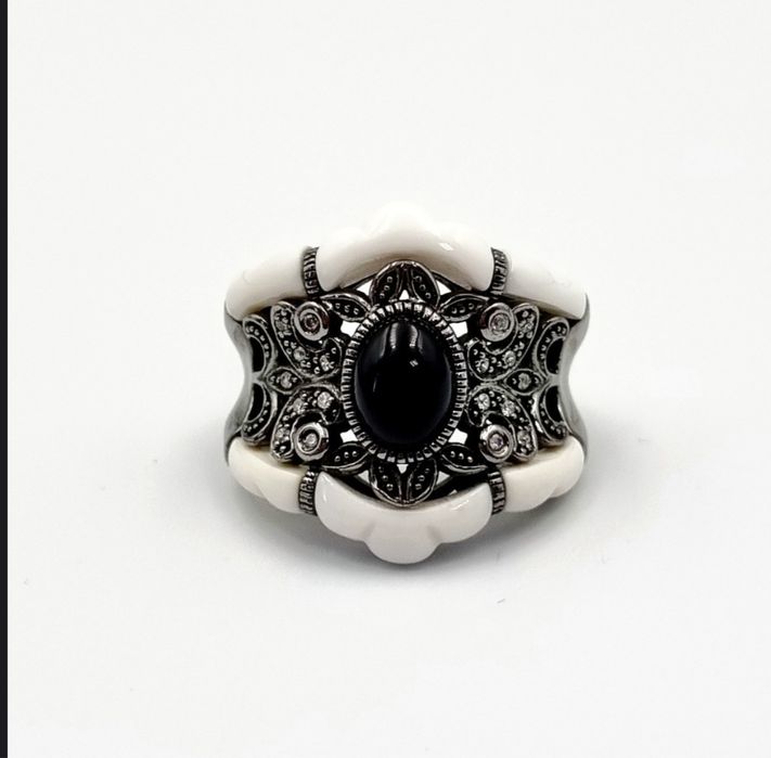 Красивенные стариные серьги из серебра 925 пробы