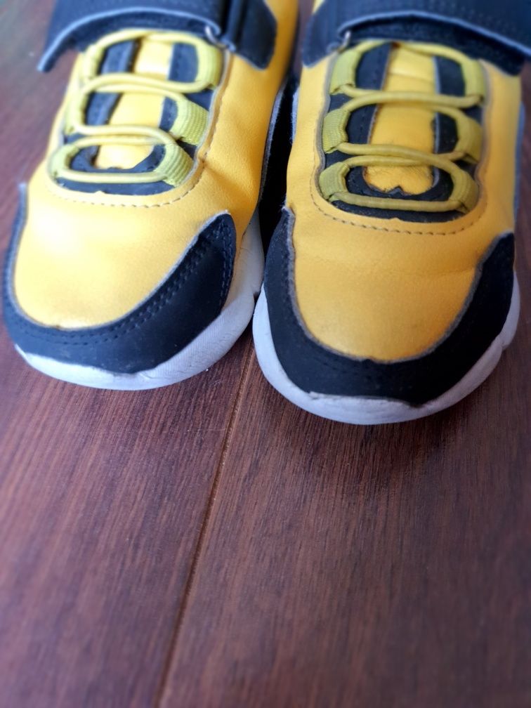 Кросівки жовті для хлопчика, розмір 27-28
