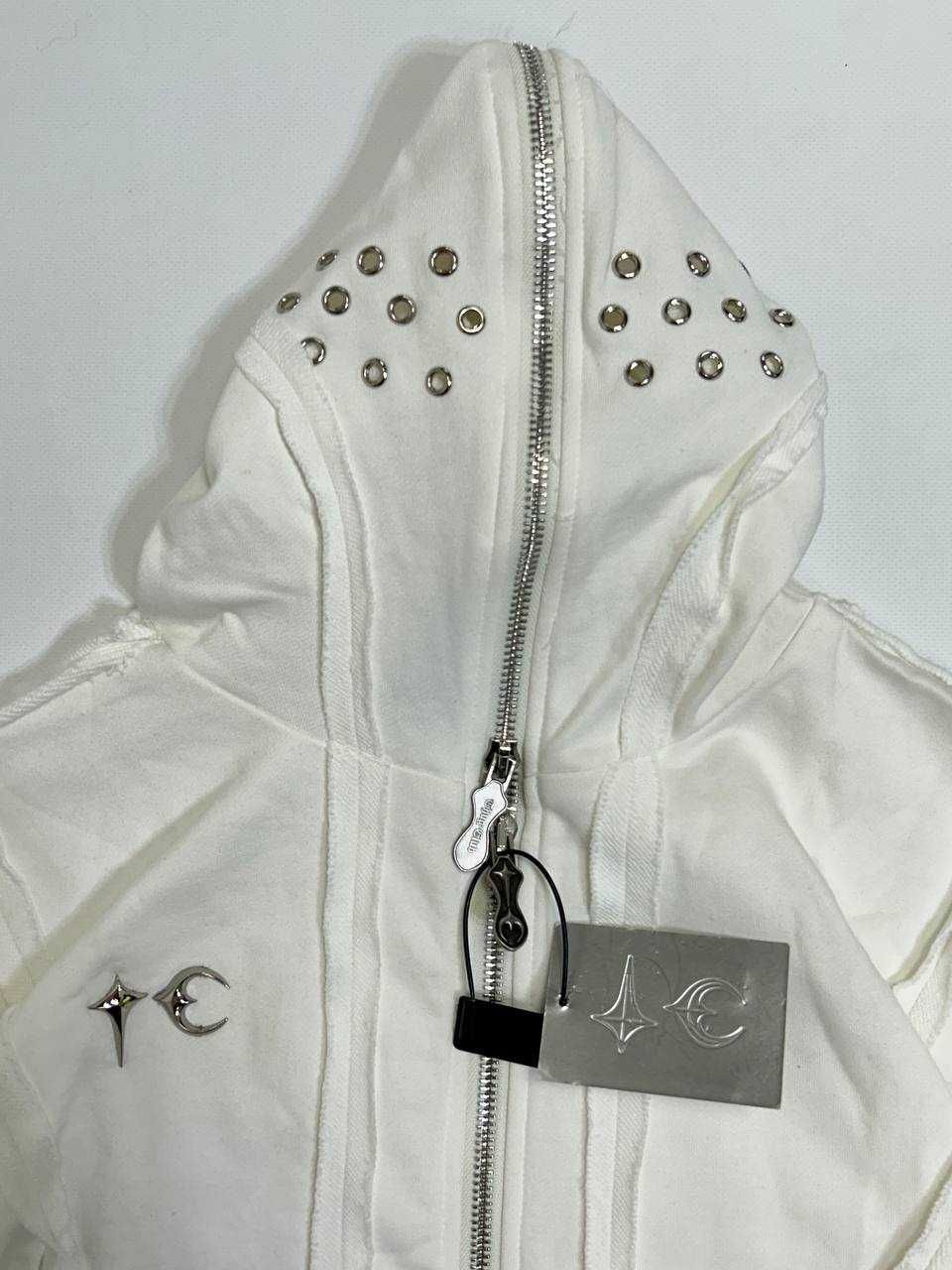Thug Club zip hoodie худи зип зипка фулл full y2k archive opium біла M