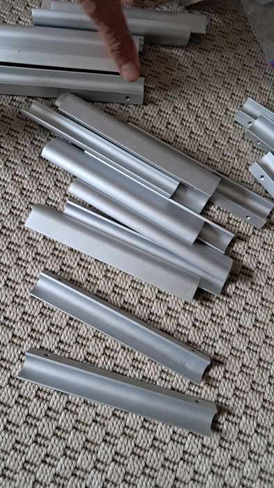 Uchwyty meblowe 16cm i 12cm aluminiowe