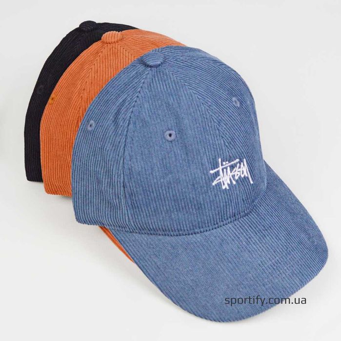 Кепка вільветова Stussy стусси бейсболка стуссі