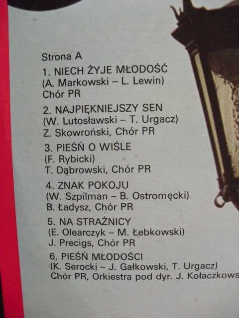 Piosenki - Wspomnienia (1977) - płyta winylowa