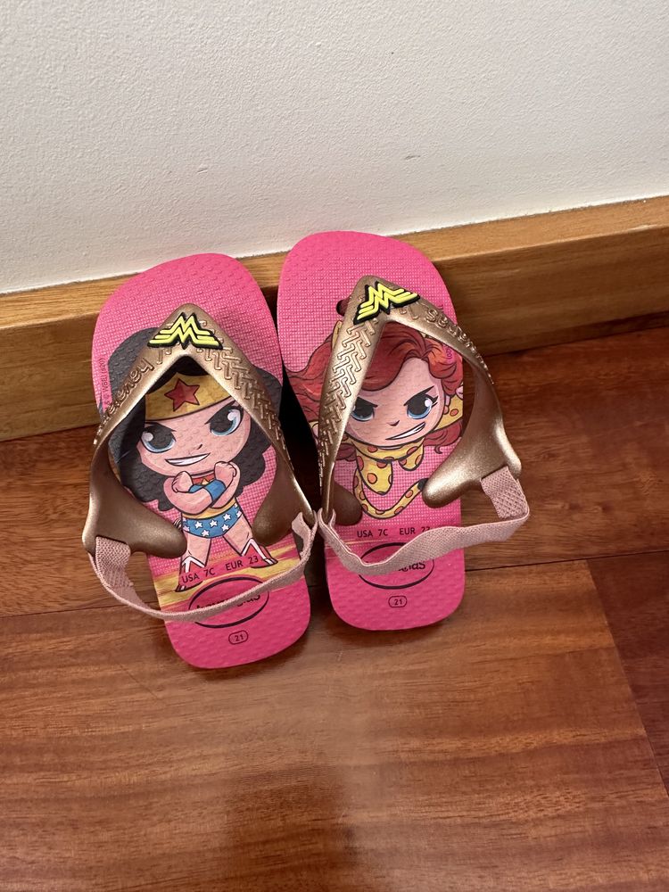 Havaianas criança tamanho 21