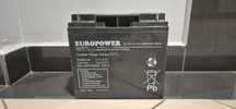 EUROPOWER akumulator NOWY 6.00 A 12V 18 Ah VRLA EV 22 - 12 AGM