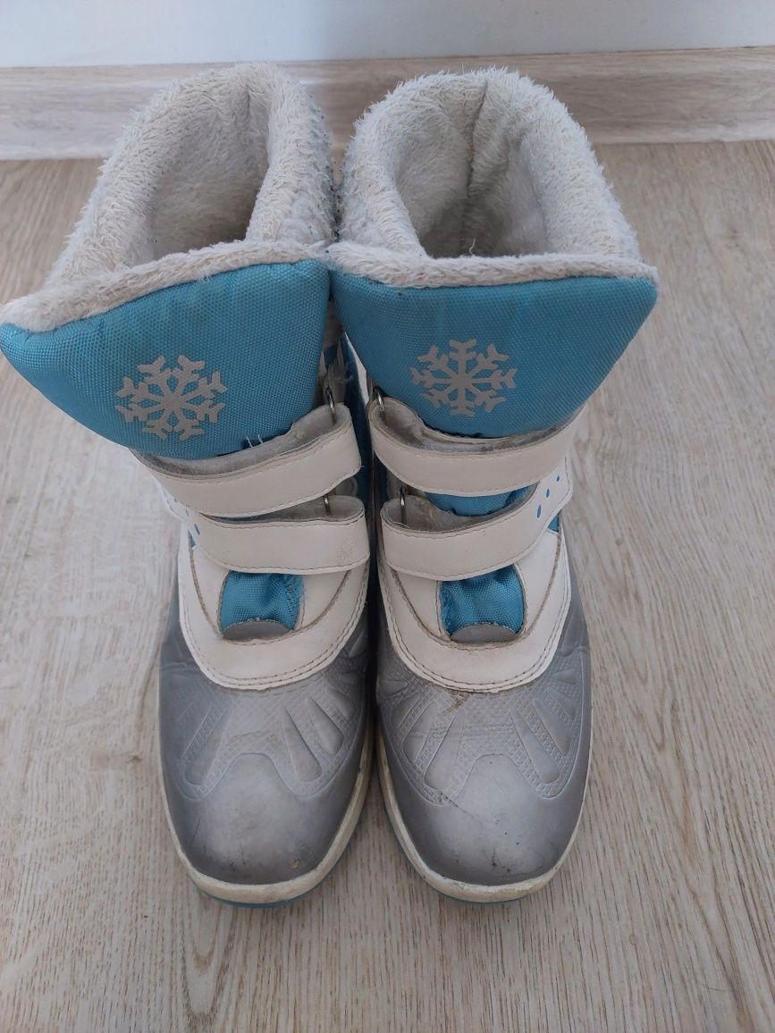 Buty/kozaki/śniegowce zimowe dla dziewczynki, 35