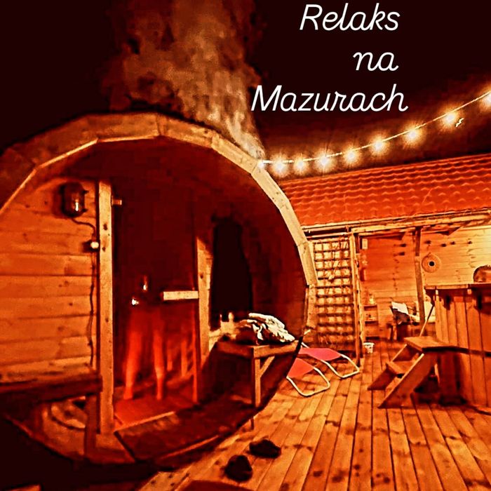 Domek na Mazurach  Lavendowe Zacisze cisza,  jezioro, sauna, bania