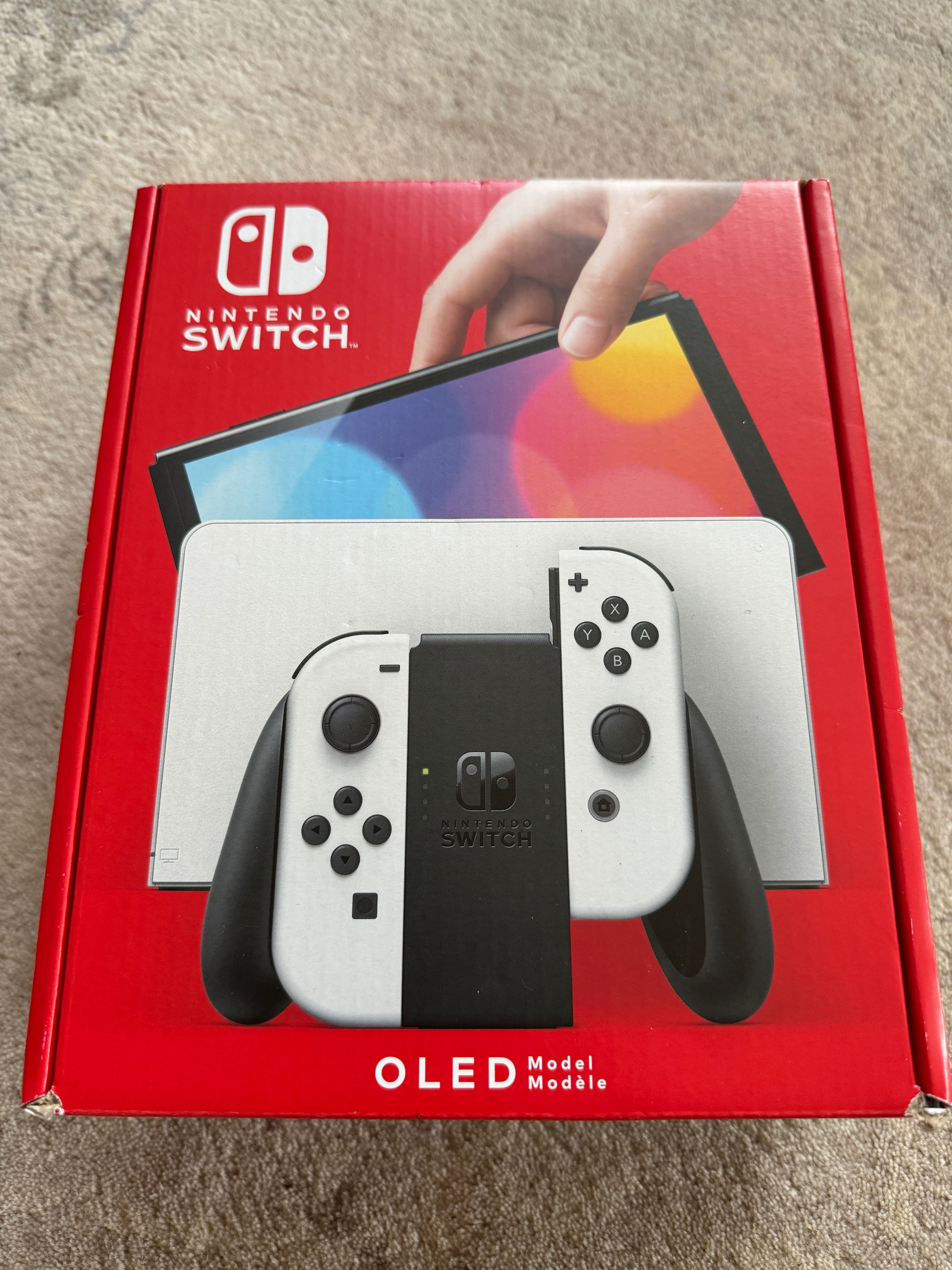 Nintendo Switch OLED White Biała + Etui jak NOWA =OKAZJA=