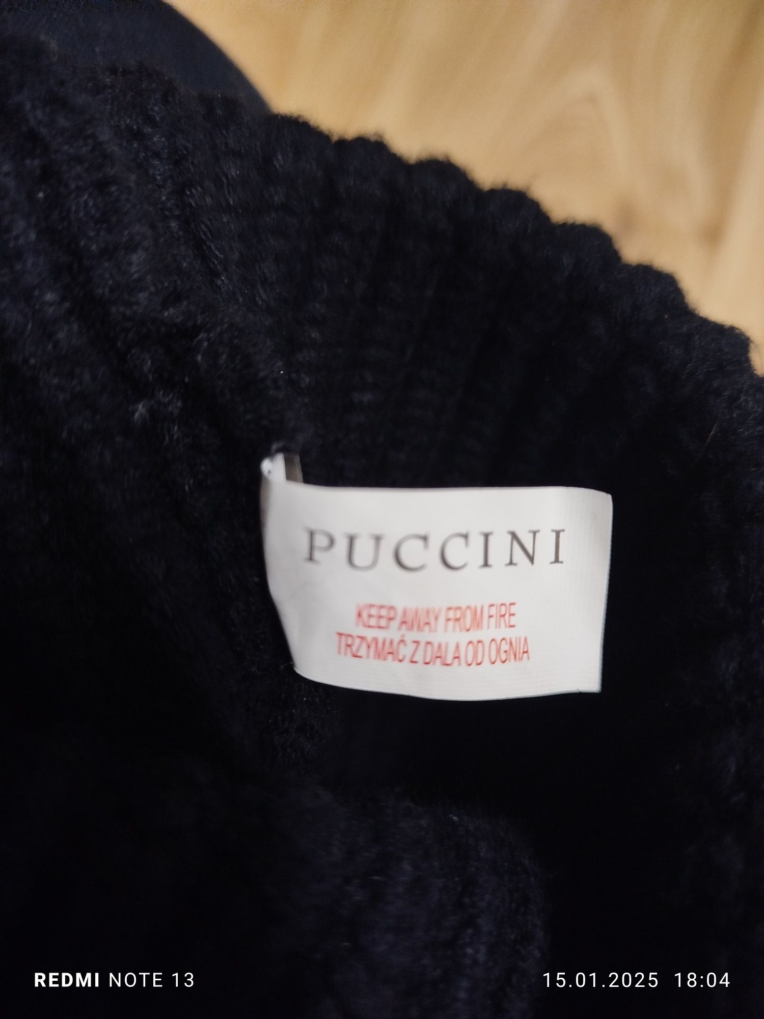 Czapka puccini czarna