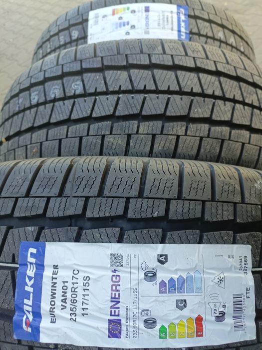 Nowe koła aluminiowe zimowe 235/60/17c Falken Mercedes sprinter 6x130