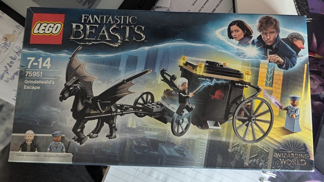 Lego 75951 Fantastic Beasts - Grindelwald Escape - novo e selado