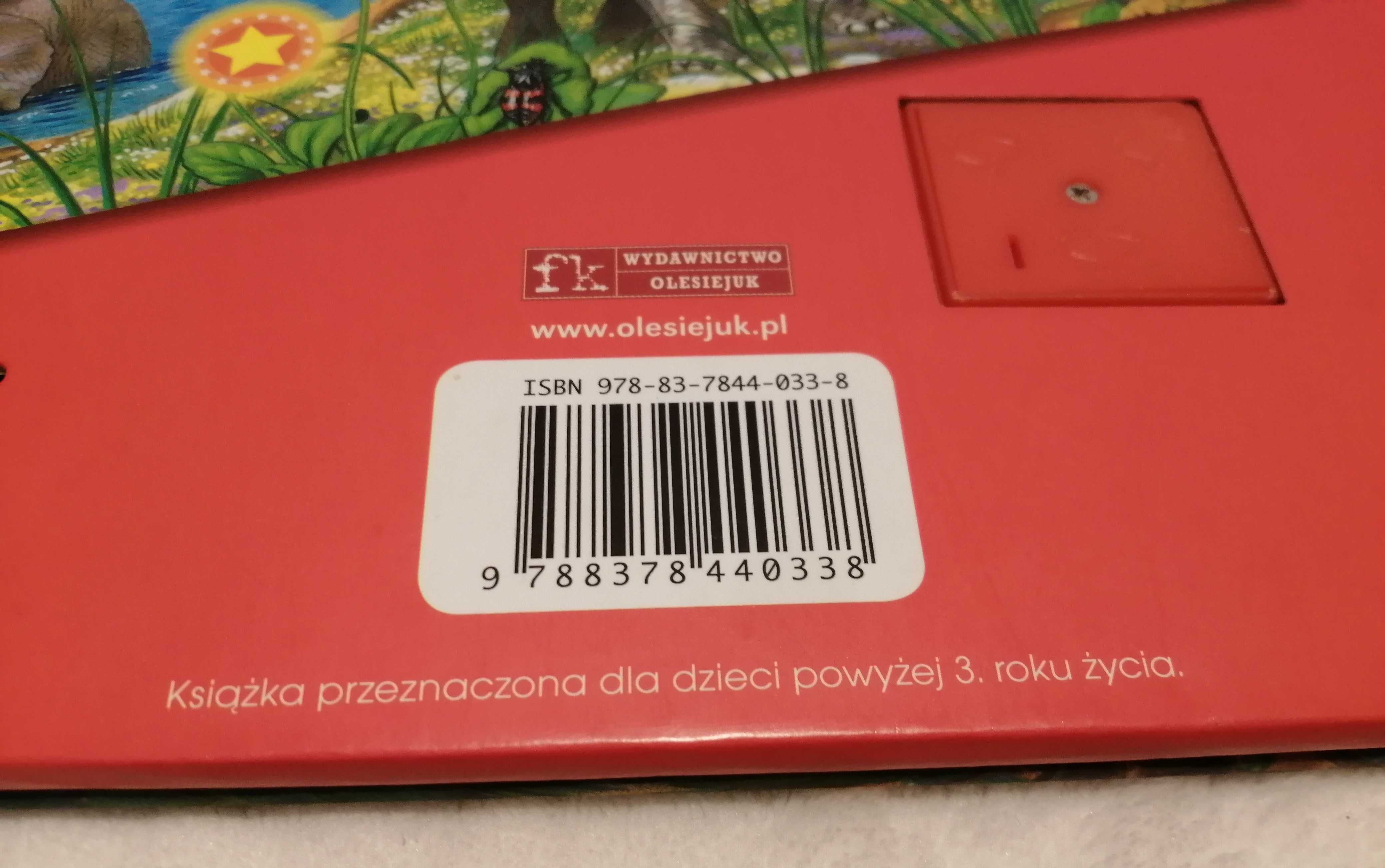 Odgłosy dzikich zwierząt, książeczka dźwiękowa (Książeczki dla dzieci)