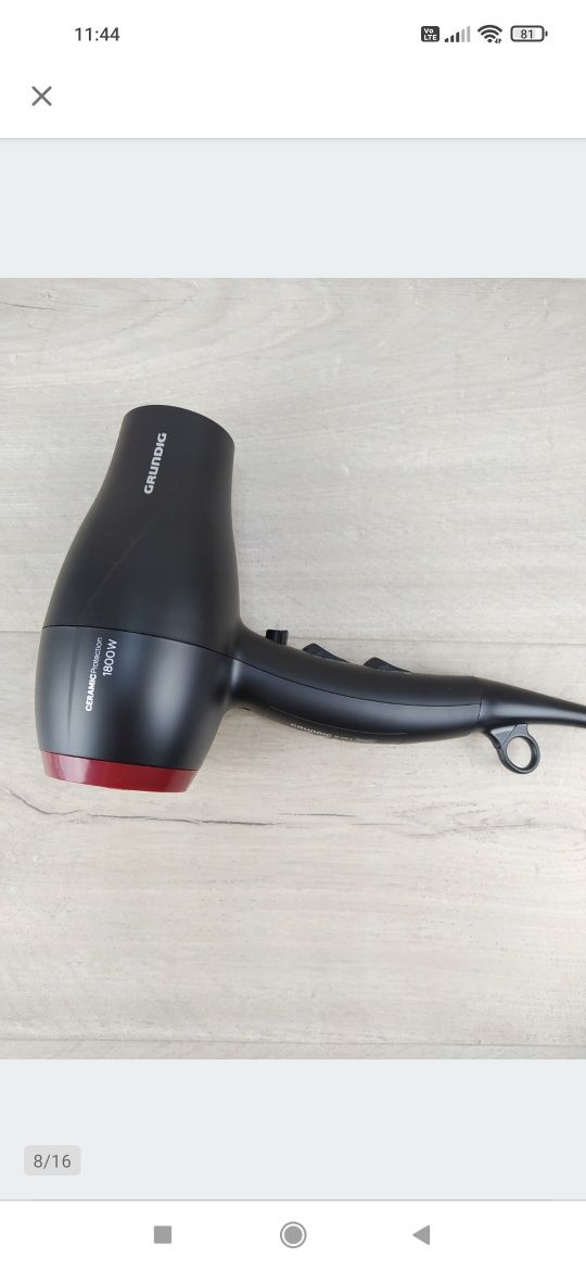 GRUNDIG HD 3700 B Suszarka do włosów 1800 W OUTLET

Po zwrocie, nowa.