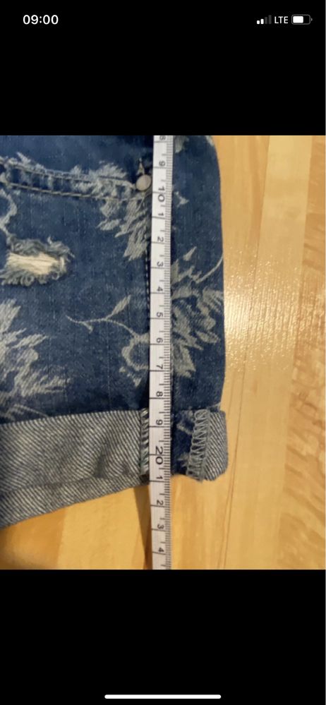 Denim Co 34 / 36 damskie szorty krótkie spodenki jeansowe dżinsowe